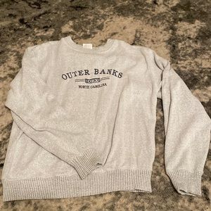 Grey/White Outerbanks Sweatshirt